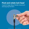 Kensington Universal 3-in-1 Keyed Laptop Locking Cable, Computer Security Keyed Lock, T-bar, Nano, Wedged-shaped (K62318WW) view 4