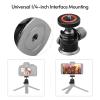 Andoer Mini Panoramic Tripod Ball Head 360 Rotatable Ball Head with Climbing Base Universal Mount 1/4" for Mirrorless DSLR Camera Tripod Mount view 3