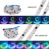 XUNATA 12V RGB LED Strip Lights,16.4ft/5m Addressable Dream Color LED Lighting with Chasing Effect,60 LED/M Non-Waterproof Neonpixel LED Flexible Tape Light (Black FPCB) view 4