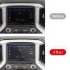 Moonlinks GMC Screen Protector for 2014-2021 GMC Sierra/Canyon Chevy Silverado/Colorado, 9H hardness Anti Glare Scratch Fingerprint Tempered Glass Center 8-Inch Screen Protector view 4