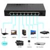 8 Port Gigabit SwitchUnmanaged 10/100/1000Mbps Network Hub Ethernet Splitter,Plug and Play,Quiet Fanless,for Office and Home Entertainment. view 2