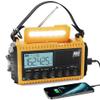 Raynic Emergency Radio, 5000mAh/18500mWh Weather Radio, Solar Hand Crank Radio with AM/FM/SW/NOAA Alert, Cell Phone Charger, Headphone Jack, Flashlight and SOS Siren view 1