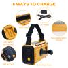 Raynic Emergency Radio, 5000mAh/18500mWh Weather Radio, Solar Hand Crank Radio with AM/FM/SW/NOAA Alert, Cell Phone Charger, Headphone Jack, Flashlight and SOS Siren view 4