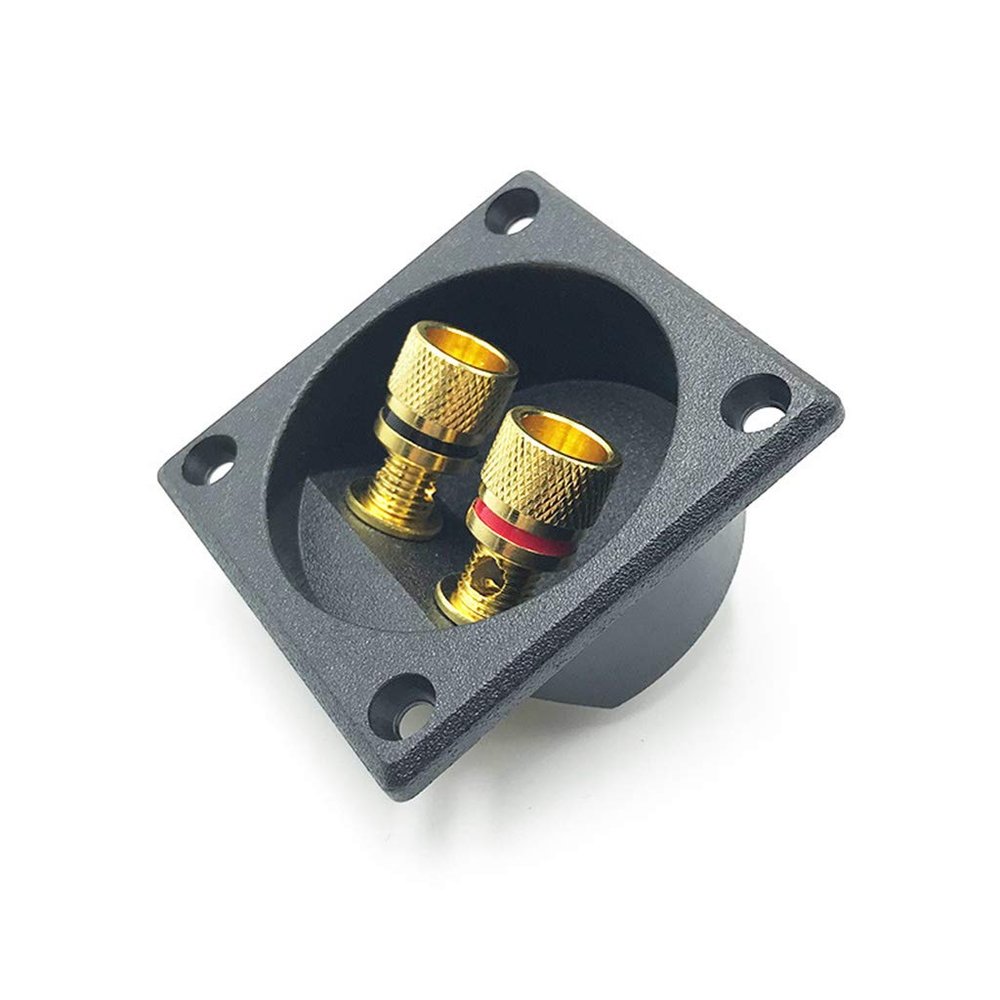 RTYUBV 2 Way Speaker Box Terminal Cup DIY Home Car Stereo Screw Cup Connectors Subwoofer Plugs Terminal Binding Post