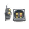 RTYUBV 2 Way Speaker Box Terminal Cup DIY Home Car Stereo Screw Cup Connectors Subwoofer Plugs Terminal Binding Post view 4