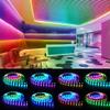 XUNATA 12V RGB LED Strip Lights, Addressable Dream Color LED Lighting with Chasing Effect, 30 LED/M Non-Waterproof Neonpixel LED Flexible Tape Light(White FPCB) view 2