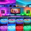 XUNATA 12V RGB LED Strip Lights, Addressable Dream Color LED Lighting with Chasing Effect, 30 LED/M Non-Waterproof Neonpixel LED Flexible Tape Light(White FPCB) view 3