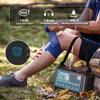 Emergency Weather Radio with AM/FM/NOAA/SW, 5 Ways Powered Solar Hand Crank Alert Radio with LCD Display&SOS, 5000 Portable Radio with Cellphone Charger, Flashlight, Reading Lamp, Headphone Jack view 4