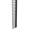 Vertiv VRA1014 Vertical Cable Manager 600 mm - 42U Rack Height - 19 in. Panel - Metal - Black - Pack of 22 view 1