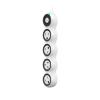 360 Electrical PowerCurve Power Strip, Extension Cord with Multiple Outlets, 4 Rotating Outlets, Outlet Extender 4 ft, Surge Protector Power Strip, White view 1