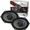 2X Audiotek K7 K68.4S 380 Watts Peak Power Handling 6x8-Inch 4-Way Mylar Dome Tweeter Powerful Stereo Speaker with 89dB/1W/1M Sensitivity 4 Ohms Impedance