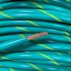 ACDC WIRE AND SUPPLY MTW 6 AWG GAUGE GREEN/YELLOW STRIPE STRANDED COPPER SGT PRIMARY POWER WIRE 25 FT view 1