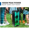 Gemini Bluetooth Speaker with LED Light Show, Dual 8" Woofers, Mic & Guitar Inputs, TWS Pairing, USB/FM/Bluetooth Playback, 16 Hr Battery, Remote Control  Perfect for Parties & Events (GLS-880) view 2