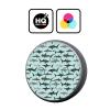 Head Case Designs Officially Licensed Andrea Lauren Design Sharks Art Mix Vinyl Sticker Skin Decal Cover Compatible with Amazon Echo Dot (3rd Gen) - Skin only Echo Dot (3rd Gen) is NOT Included view 2