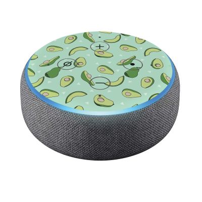 Head Case Designs Officially Licensed Andrea Lauren Design Avocado Art Mix Vinyl Sticker Skin Decal Cover Compatible with Amazon Echo Dot (3rd Gen) - Skin only Echo Dot (3rd Gen) is NOT Included