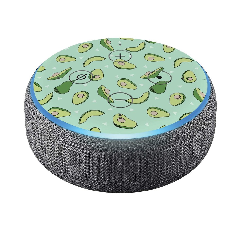 Head Case Designs Officially Licensed Andrea Lauren Design Avocado Art Mix Vinyl Sticker Skin Decal Cover Compatible with Amazon Echo Dot (3rd Gen) - Skin only Echo Dot (3rd Gen) is NOT Included