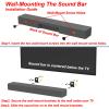 Pbxifge Sound Bar Wall Mount Brackets for Vizio Soundbar Wall Mounted Holders S3820W-C0 SB3851-C0 SB4051-D5 S5430W-C2 SB3651-E6 S2920W-C0 Mounting Bracket Kit with Screws view 4