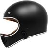 GDM REBEL Retro Motorcycle Helmet with Bluetooth Headset (Vintage Matte Black, Medium) view 1