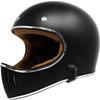 GDM REBEL Retro Motorcycle Helmet with Bluetooth Headset (Vintage Matte Black, Medium) view 4