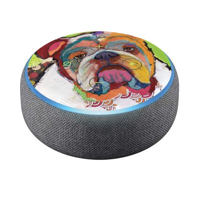 Head Case Designs Officially Licensed Michel Keck Bulldog Assorted Vinyl Sticker Skin Decal Cover Compatible with Amazon Echo Dot (3rd Gen) - Skin only Echo Dot (3rd Gen) is NOT Included