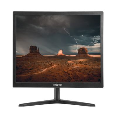 Thinlerain PC Monitor 17-inch 4:3 LED Backlit Monitor 1280 X 1024, 60 Hz Refresh Rate, 5Ms Response Time, VESA Mountable, VGA, HDMI, TN Panel, Built-in Speakers