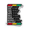 Black History, African American Heroes Sticker Graphic - Weatherproof & Long Lasting Sticker view 1