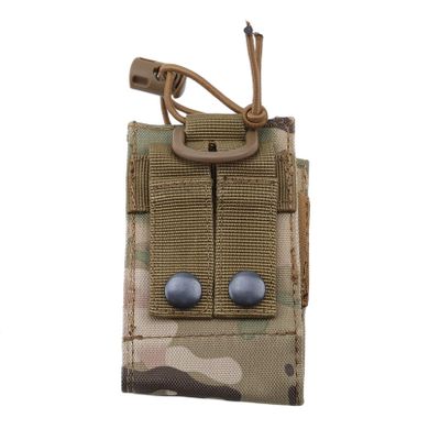 LIUCM Radio Holder Pouch - Nylon Portable Outdoor Sports Multifunction Walkie Talkie Hanging Bag,Green Camouflage