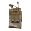 LIUCM Radio Holder Pouch - Nylon Portable Outdoor Sports Multifunction Walkie Talkie Hanging Bag,Green Camouflage view 1