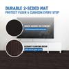 Yes4All EVA Interlocking Mats, Puzzle Floor Tiles, Foam Floor Padding with Border for Furniture, Home Space, Living Room, Garage 48 SQFT view 3
