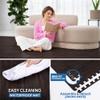 Yes4All EVA Interlocking Mats, Puzzle Floor Tiles, Foam Floor Padding with Border for Furniture, Home Space, Living Room, Garage 48 SQFT view 4