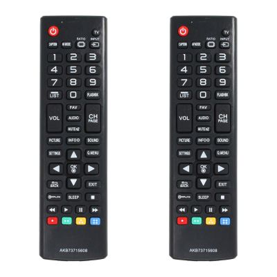 2-Pack AKB73715608 Remote Control Replacement - Compatible with LG 60LN5400 TV