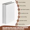 Zonon 16 Pieces Door Corner Seal Pads Adhesive Weatherstripping,White view 3