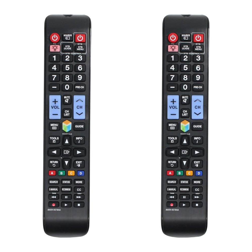 2-Pack AA59-00784A Remote Control Replacement - Compatible with Samsung UN46F6350 TV