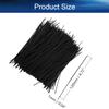 Yinpecly 500pcs Metal PVC Twist Ties Strips for Bind Cord Cable Bags Packaging, 4.72 inch Length Black view 2