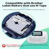 Anycolor M-131 PTM95 Clear Tape Replacement for Brother P-Touch M Tape M-K131 M131 MK131 12mm 0.47'' Clear for Brother PTouch PT-M95 PT70BM PT-90 PT-70 PT-65 PT-45 Label Maker, 4-Pack view 2