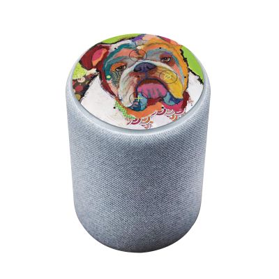 Head Case Designs Officially Licensed Michel Keck Bulldog Assorted Vinyl Sticker Skin Decal Cover Compatible with Amazon Echo Plus (2nd Gen) - Skin only Echo Plus (2nd Gen) is NOT Included