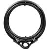 MARQUE Security Steel Cable - 3/8 inch (10 mm) Thick (4', 7', 15', 20' or 30') Vinyl Coated Braided Steel Cable with Double Sealed Looped Ends for U-Lock, Padlock, Disc Lock (15 FT) view 1