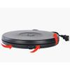 LINGOSHUN LED Charging Rotating Display Stand,Jewelry Photography Motorised Turntable,Perfect for 360 Images/Black / 25CM Load 15KG view 2