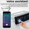 Bluetooth Car Radio Stereo Player Digital AI Voice Control Gusture Control Car MP3 Player 45Wx4 FM Radio Stereo Audio Music Dual USB AUX Input with Remote Control view 3