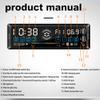 Bluetooth Car Radio Stereo Player Digital AI Voice Control Gusture Control Car MP3 Player 45Wx4 FM Radio Stereo Audio Music Dual USB AUX Input with Remote Control view 4