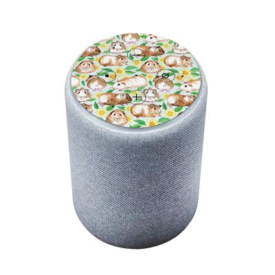 Head Case Designs Officially Licensed Micklyn Le Feuvre Guinea Pigs and Daisies Assorted Vinyl Skin Decal Compatible with Amazon Echo Plus (2nd Gen) - Skin only Echo Plus (2nd Gen) is NOT Included