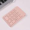 CHAYA Wireless Numeric Keypad-Mini 18 Keys Portable Slim Number Pad Computer Accessories Compatible with IP,Android,MAC,Windows for Laptop and Tablet(Pink)