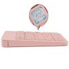 CHAYA Wireless Numeric Keypad-Mini 18 Keys Portable Slim Number Pad Computer Accessories Compatible with IP,Android,MAC,Windows for Laptop and Tablet(Pink) view 4