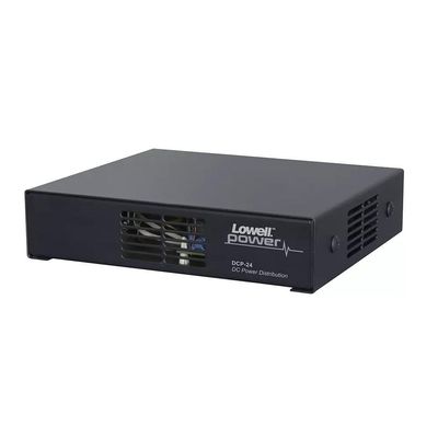 Lowell DCP-24 DC Power Distribution, 8 Output (24VDC); Each Output Protected by PTC Fuse with Auto Reset; Power Status LEDs; Universal Input 100-240VAC, 50/60Hz