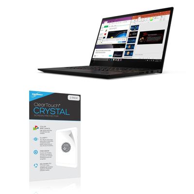 BoxWave Screen Protector Compatible with Lenovo X1 Extreme Gen 3 (15 in) - ClearTouch Crystal (2-Pack), HD Film Skin - Shields from Scratches