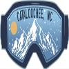 Cataloochee North Carolina Ski Adventures Souvenir Approximately 5 x 2.5-Inch Vinyl Decal Sticker Goggle Design 4-Pack view 1