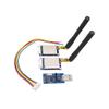 Lysee Communications Parts - 4PCS/Lot SV611 - 1km UART port wireless transmitter receiver module 470MHz 915MHz RS485 RS232 transceiver Module view 3
