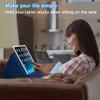 SAMHOUSING Tablet Pillow Stand - Tablet Holder Dock for Bed with Multi-Viewing Angles, Compatible with iPad Pro 9.7, 10.5,12.9 Air Mini 4 3, Kindle, Galaxy Tab, E-Reader (Blue) view 2