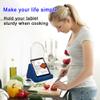 SAMHOUSING Tablet Pillow Stand - Tablet Holder Dock for Bed with Multi-Viewing Angles, Compatible with iPad Pro 9.7, 10.5,12.9 Air Mini 4 3, Kindle, Galaxy Tab, E-Reader (Blue) view 4