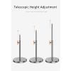 KHUY Tablet Holders and Stands, Bed Lazy Neck Phone Stand for Filming, Universal Desk Phone & Tablet Stand Adjustable Mobile Phone Tablet Mount Holder, Stable Base (Color : Silver, Size : 1.5m) view 4